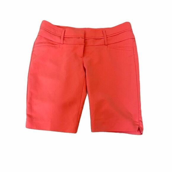NWT DYNAMITE Coral Bermuda Dressy Stretch Short 5 - Picture 1 of 8